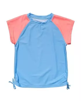 Топ с персиковыми рукавами и рукавами Snapper Rock Василек, синий