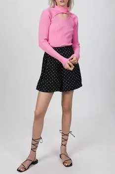 Топ с петлями и многослойной вязкой цвета фуксии WYNN HAMLYN, фуксия