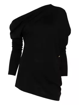 Топ с подвеской-логотипом Moschino, черный