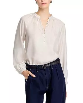 Топ с полураскладкой Bella Dahl, белый