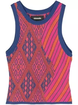 Топ с принтом Ahluwalia, розовый