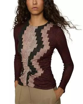 Топ с принтом Gianna REISS, красный