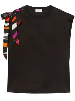 Топ с принтом Iride PUCCI, черный