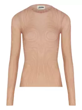 Топ с принтом Jean Paul Gaultier, нейтральный