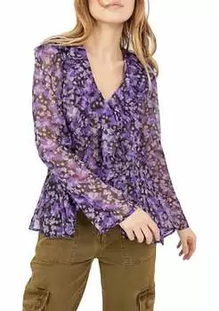 Топ с принтом Nina в черном комбинированном цвете Free People