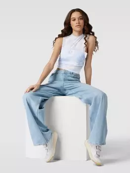 Топ с принтом по всей поверхности Review, фиолетовый