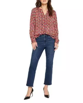 Топ с принтом Prism Glow NIC+ZOE, розовый