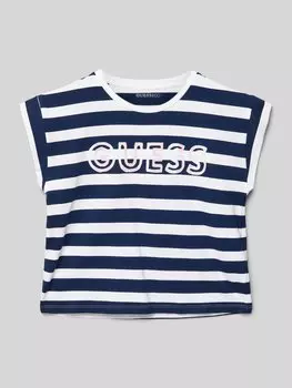 Топ с пришитой этикеткой Guess