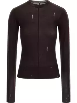 Топ с прорезями AMIRI, коричневый