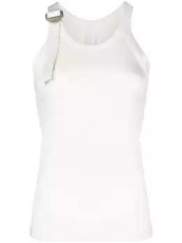 Топ с пряжками Dion Lee, белый