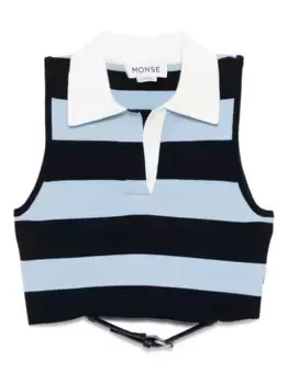 Топ с пряжкой Monse, синий