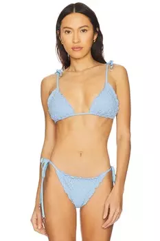 Топ с раздвижными треугольниками Seafolly, powder blue