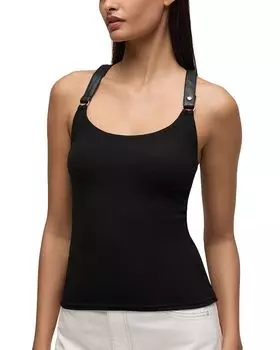 Топ с ремнями Hudson, черный