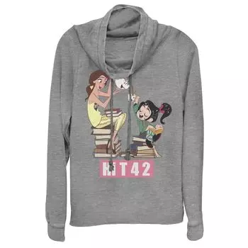 Топ с рисунком Disney's Wreck It Ralph Juniors' Belle Comfy Princess Hi T 42 с хомутом Licensed Character