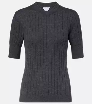 Топ с рубчиком Bottega Veneta, Anthracite