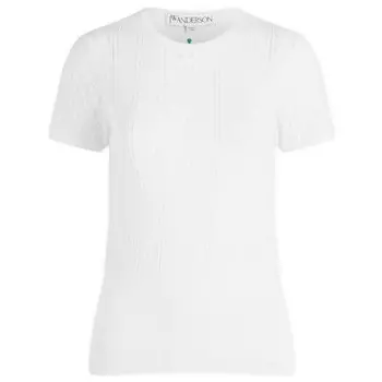 Топ с рукавами-крылышками Jw Anderson, белый