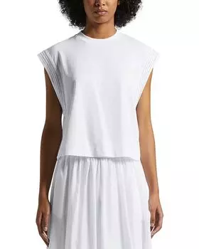 Топ с рукавами-крылышками Peserico, белый