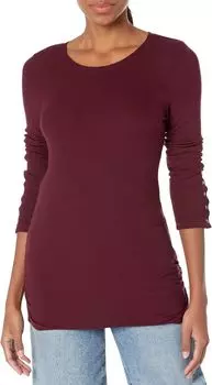 Топ с рукавами на пуговицах Gill Michael Stars, цвет Auburn