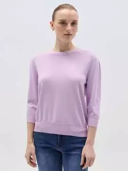 Топ с рукавами три четверти и бусинами Hybrid, цвет lavender