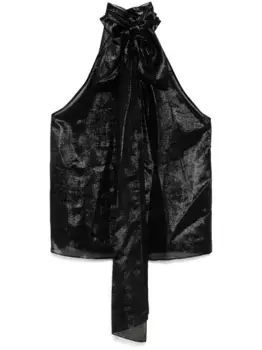 Топ с шарфом TOM FORD, черный