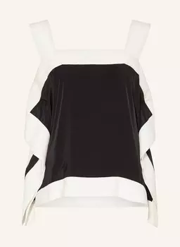 Топ с шелком By Malene Birger, черный