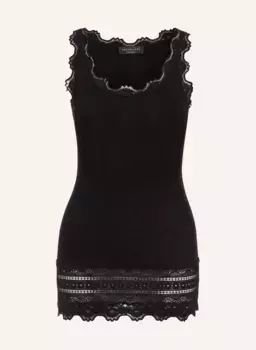 Топ с шелком Rosemunde, черный