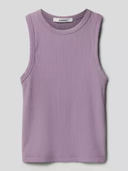 Топ с содержанием вискозы и ребристым узором Garcia, сирень
