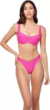 Топ с текстурой звеньев цепи «Камелия» L*Space, цвет Bougainvillea