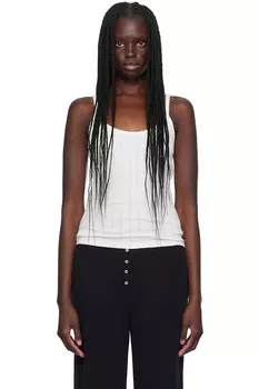 Топ с тонкими бретелями Leset, белый