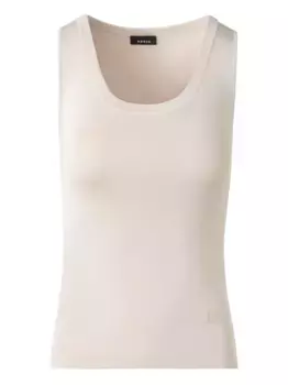 Топ с U-образным вырезом Akris, нейтральный