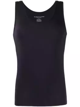 Топ с U-образным вырезом без рукавов Majestic Filatures, синий