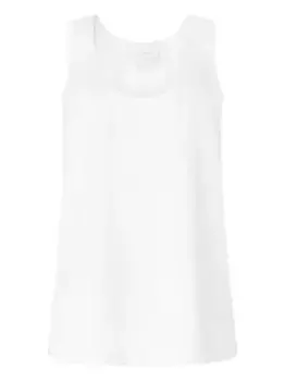 Топ с U-образным вырезом и разрезом Genny