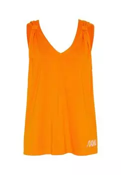 Топ с украшением в виде узла CHIEMSEE, цвет 16-1356 Persimmon Orange