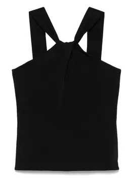 Топ с узлом D.Exterior, черный