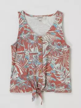 Топ с узлом Garcia, пыльно-розовый