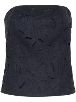 Топ с узором Brunello Cucinelli, серый