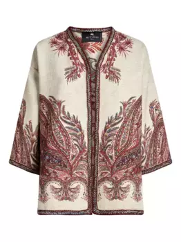 Топ с узором пейсли ETRO, нейтральный