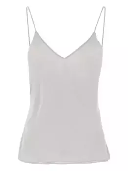 Топ с V-образным вырезом Alberta Ferretti, нейтральный