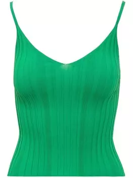 Топ с V-образным вырезом Ba&Sh, зеленый