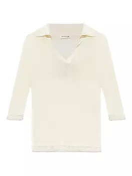 Топ с V-образным вырезом By Malene Birger, белый