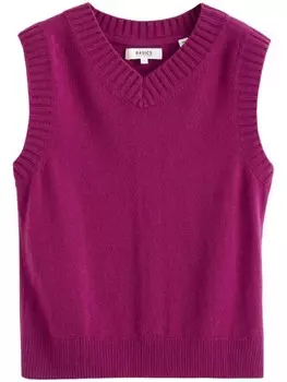 Топ с V-образным вырезом Chinti & Parker, фиолетовый