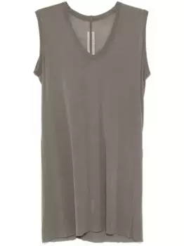 Топ с V-образным вырезом Rick Owens, серый
