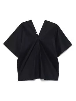 Топ с V-образным вырезом сзади Plan C, синий