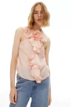 Топ с воланами H&M