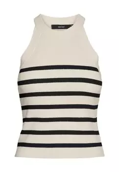 Топ, с воротником-халтер, женский VERO MODA, цвет 222913001 Birch/ W