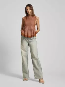 Топ с воротником-стойкой Stefanel