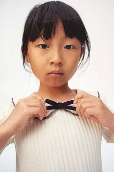 Топ с воротником в рубчик H&M, бежевый