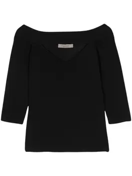 Топ с вырезами D.Exterior, черный