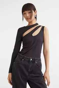 Топ с вырезами H&amp;M, черный