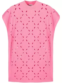 Топ с вырезами Krizia, розовый